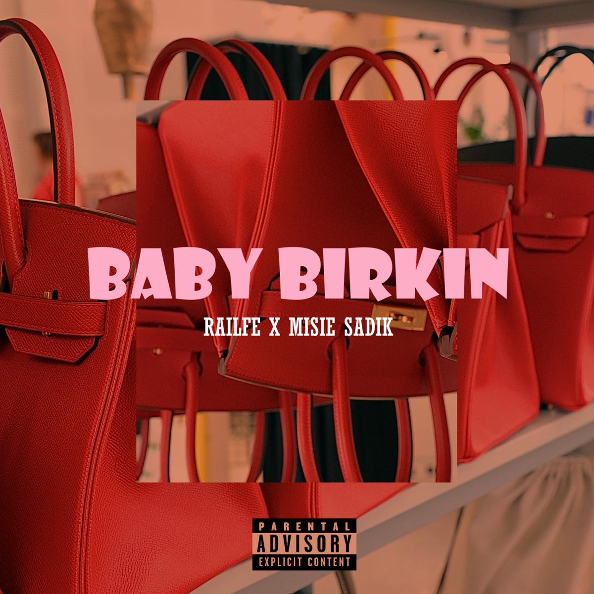 Cover graphique du titre "Baby Birkin" de Railfé feat Misié Sadik