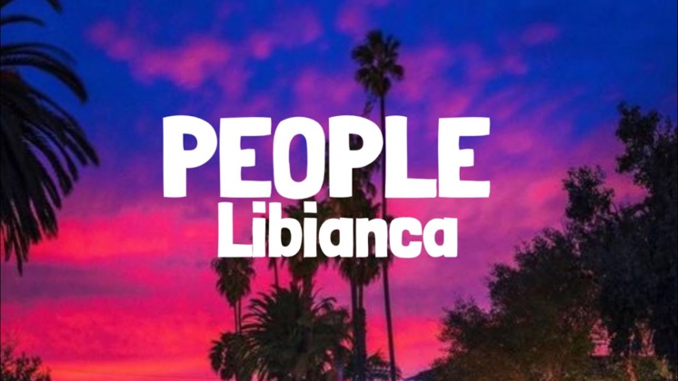 Cover graphique du titre "People" par Libianca
