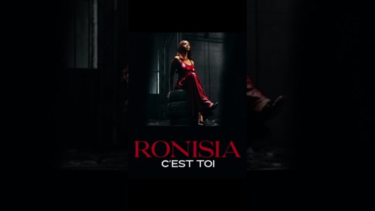 Cover graphique du clip "C'est toi", de Ronisia